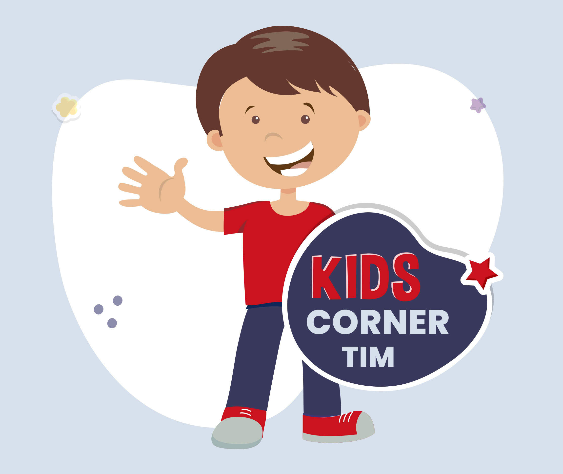 Tim winkt