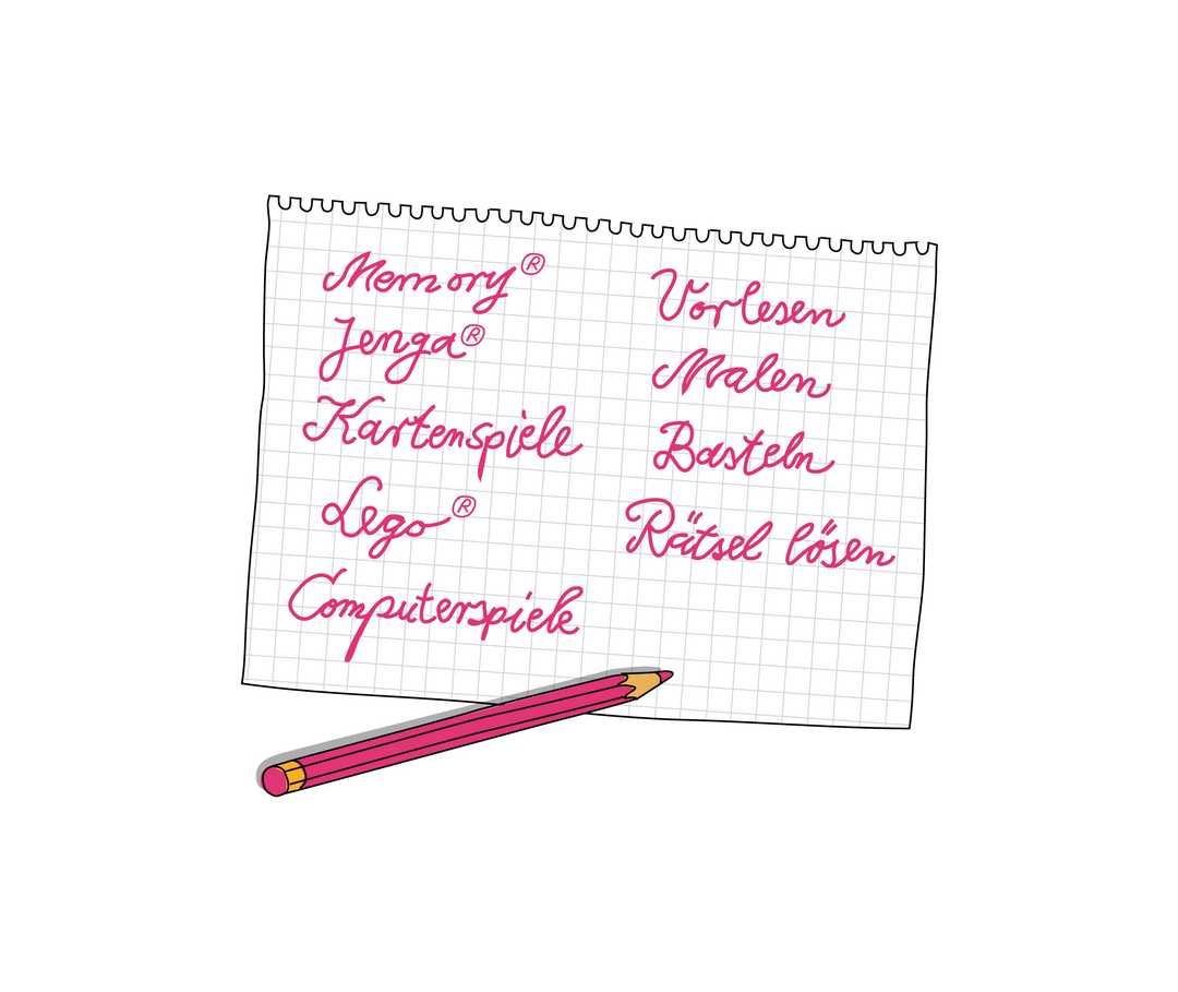 Notizzettel auf dem Spiele aufgelistet sind Notizzettel auf dem Spiele aufgelistet sind
